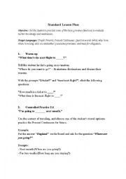 English Worksheet: Leveling Lesson