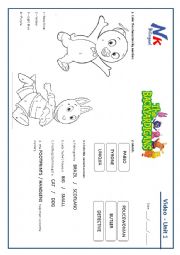 English Worksheet: Backyardigans