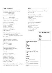 English Worksheet: Rise by Katy Perry Worksheet
