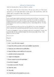 English Worksheet: Informal to Formal 