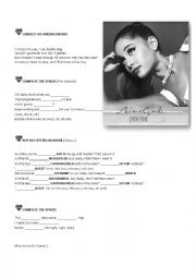 English Worksheet: Into You - Ariana Grande