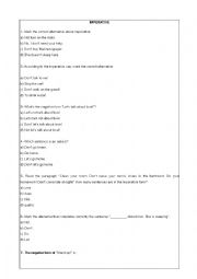 English Worksheet: Imperative 