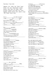 English Worksheet: Music class - taylor swift