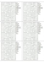 English Worksheet: Family Wordsearch