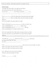 English Worksheet: 