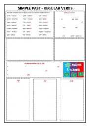 English Worksheet: REGULAR VERBS