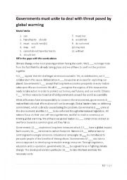 English Worksheet: Types of Government