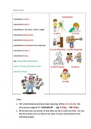 English Worksheet: JACK OF ALL TRADES (a poem + practice in  the use of Present Simple)