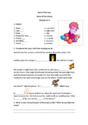 English Worksheet: East of the Sun, West of the Moon (2)