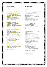 English Worksheet: The Scientist - Cold Play