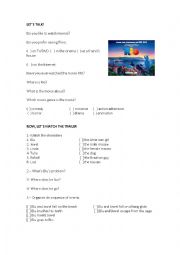 English Worksheet: Rio The Movie