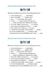 English Worksheet: PREPOSITIONS IN GREETINGS AND INTRODUCTIONS