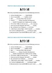 PREPOSITIONS IN GREETINGS AND INTRODUCTIONS