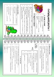 English Worksheet: Confusing words practice 1 