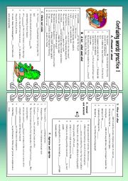 English Worksheet: Confusing words practice 2