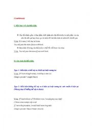 English Worksheet: conditional sentences