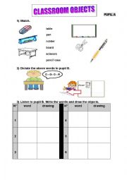 classroom objects