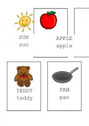 Phonics revision for sounds s, a, t, p.