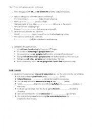 English Worksheet: Future Tenses Revision