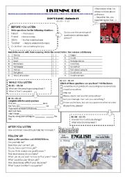 English Worksheet: Listening -Indirect questions