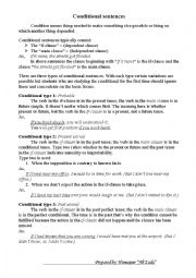 English Worksheet: Conditional Sentences 