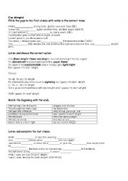 English Worksheet: Im alright song by Jo Dee Messina