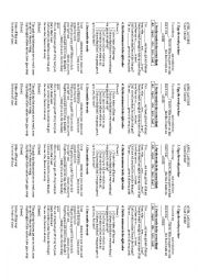 English Worksheet: Son to practice regular verbs