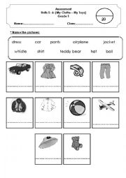 assessment forr different topic 