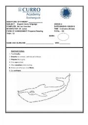 English Worksheet: Grade 4 prepared reading oral