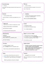 Describing moods, states and feelings (idioms)