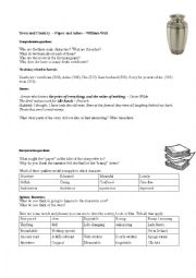 English Worksheet: Paper and Ashes by William Wall