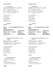 English Worksheet: Sia -  Cheap Thrills