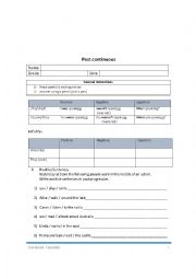 English Worksheet: Past simple