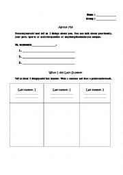 English Worksheet: BAck to School
