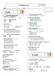 English Worksheet: ELEMENTARY PLACEMENT TEST