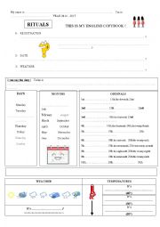 English Worksheet: Rituals for beginners