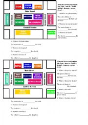 English Worksheet: Giving directions