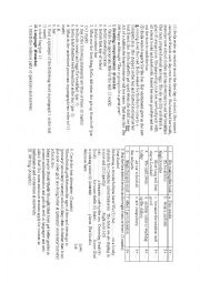 English Worksheet: First DS 8th form