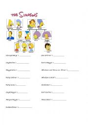 English Worksheet: FAMILY TREE