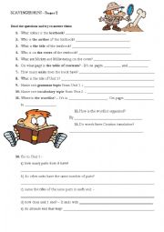 English Worksheet: Scavenger Hunt_Project 2 Fourth Edition Oxford