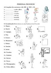 personal pronouns