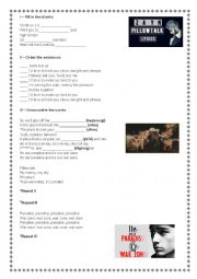 English Worksheet: Zayn - Pillowtalk