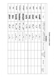 Dictation practice sheet