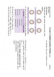 English Worksheet: english secondary schools p2