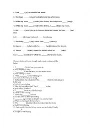 English Worksheet: Past Simple