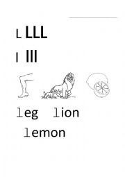 letter L phonics