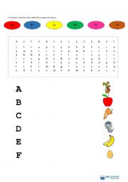 English Worksheet: Alphabet