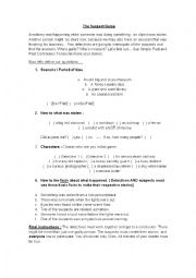 English Worksheet: Suspect Game