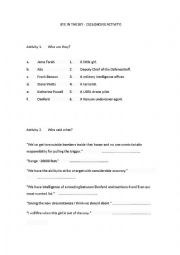 English Worksheet:  MOVIE ACTIVITY: EYE IN THE SKY 