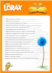 English Exercises The Lorax